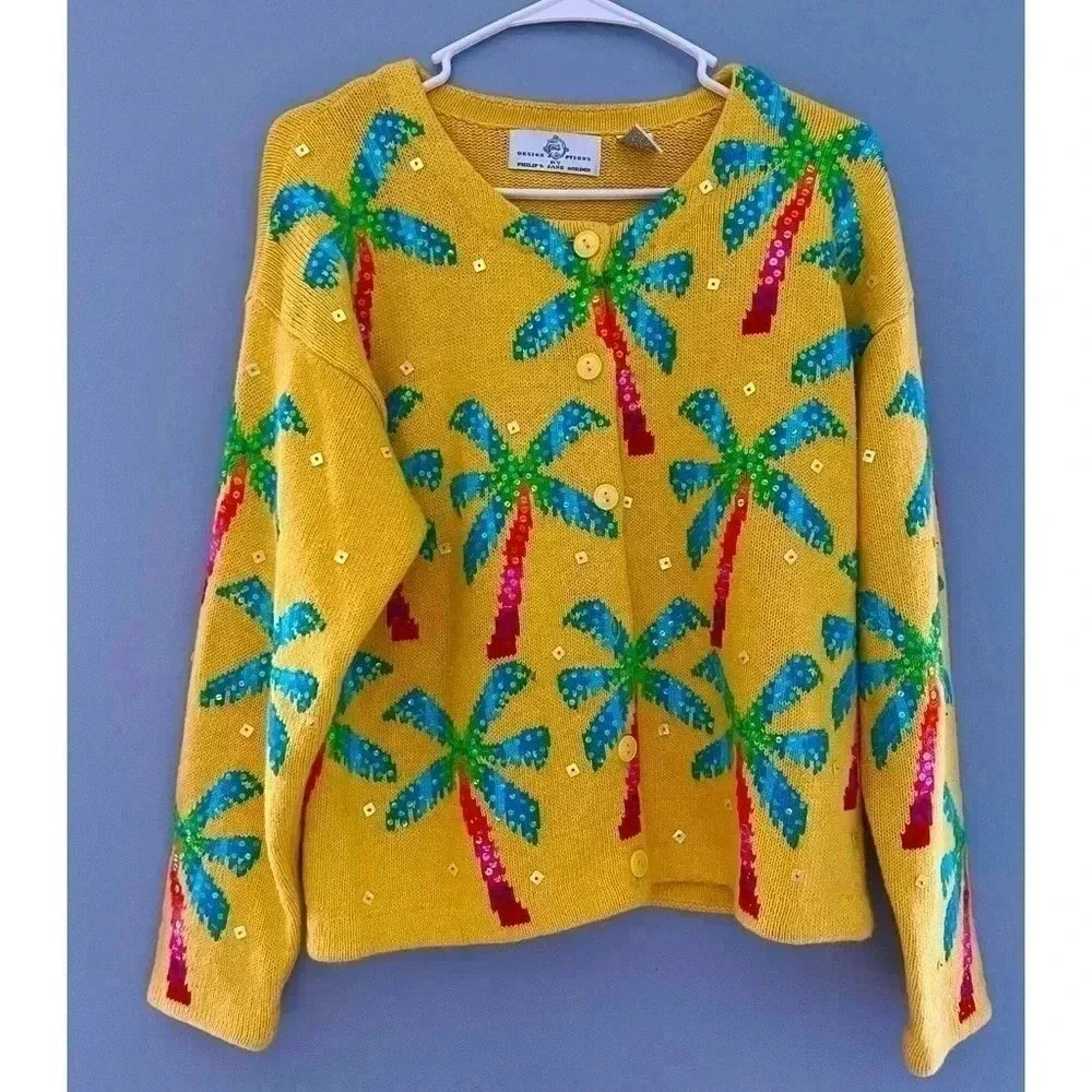 DESIGN OPTIONS by PHILIP & JANE GARDON CARDIGAN Sz S